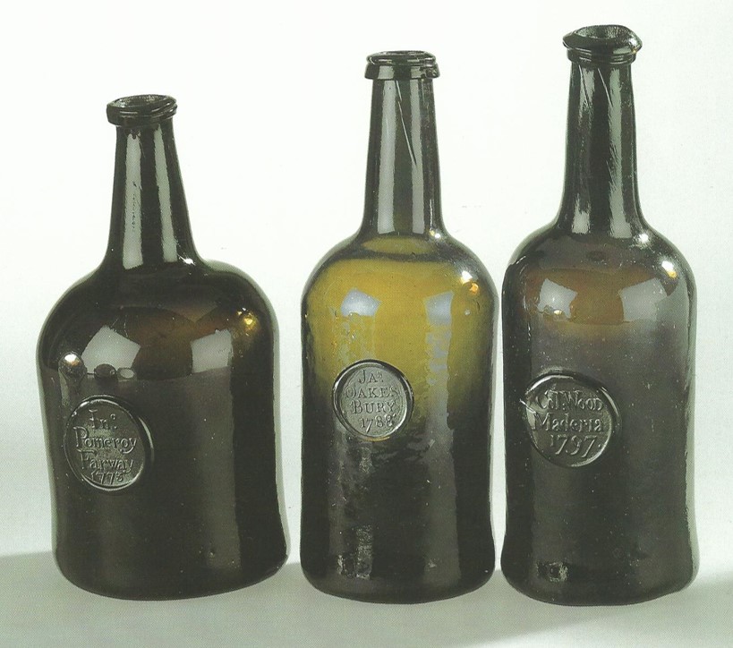 Bouteilles françaises, belges et anglaises de la 2ème moitié du 18ème siècle … quelles différences?