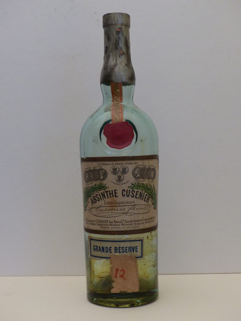 Une bouteille d’absinthe « Retour des Indes »