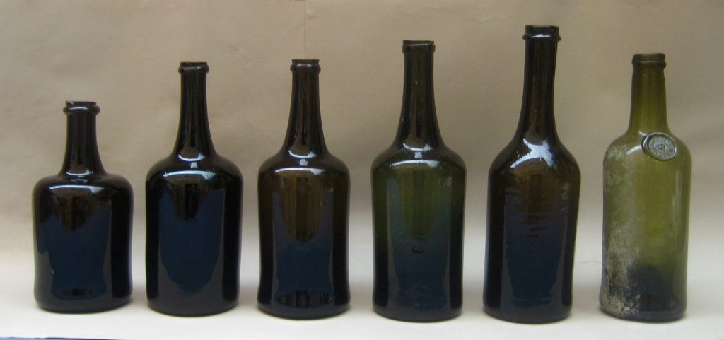 mallet français bouteilles anciennes