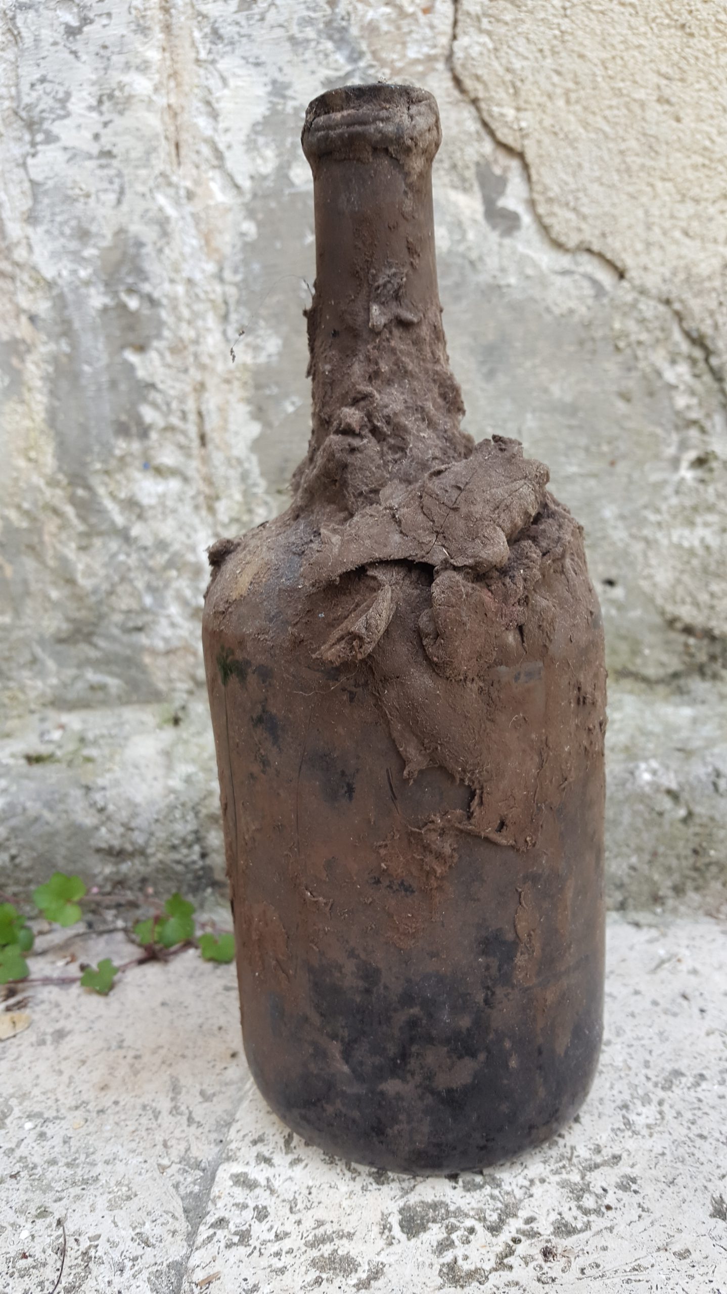 18thC Cognac in original bottles