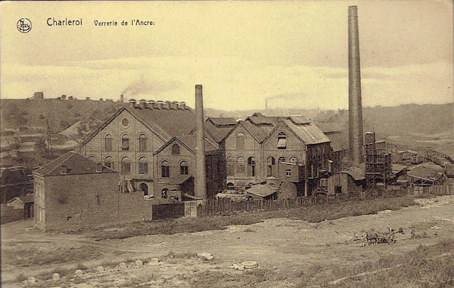 Verrerie de l'Ancre Charleroi histoire du verre en Belgique